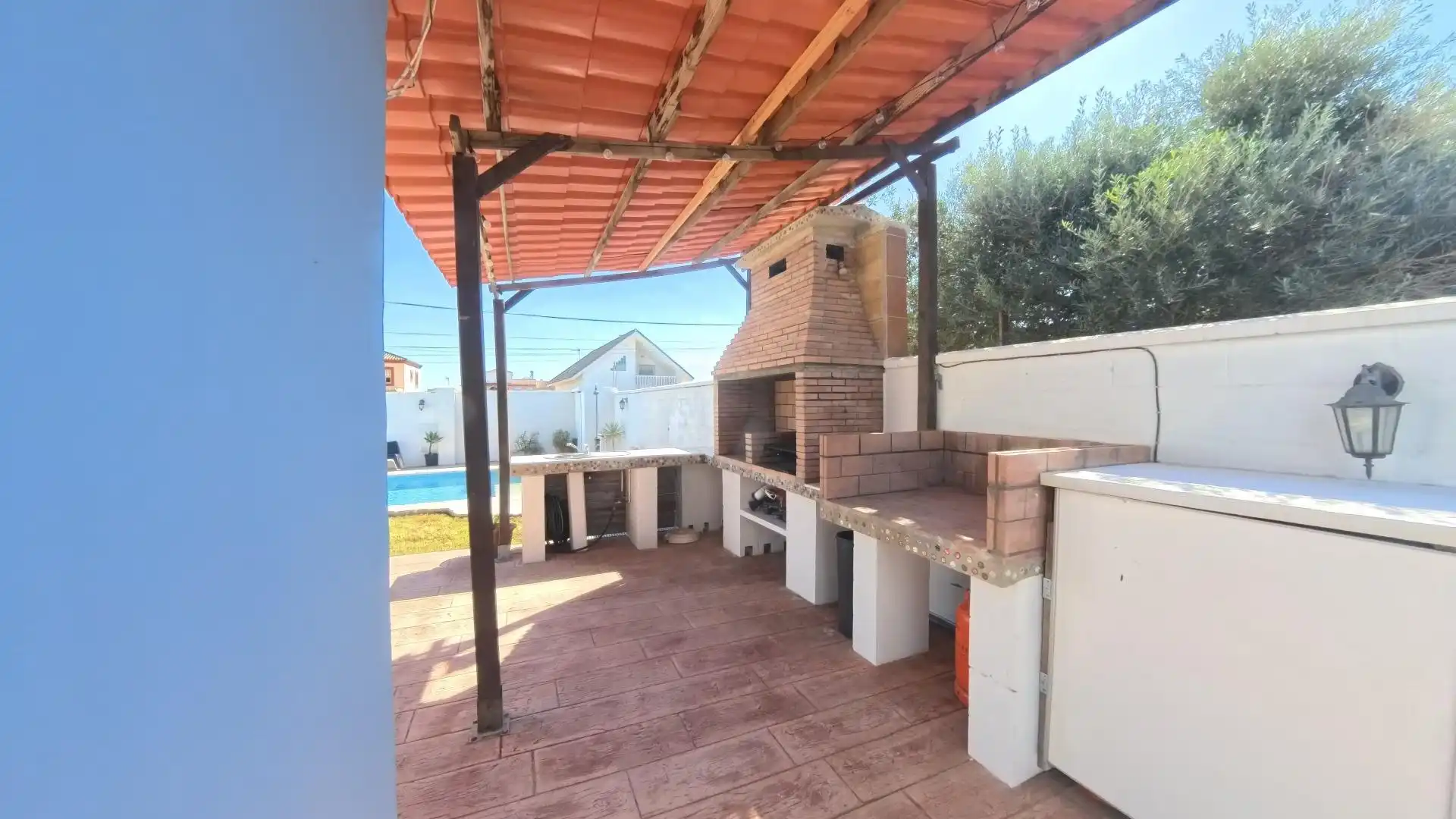 Terrassa de Casa o xalet en venda en El Puerto de Santa María amb Aire condicionat, Jardí privat i Traster