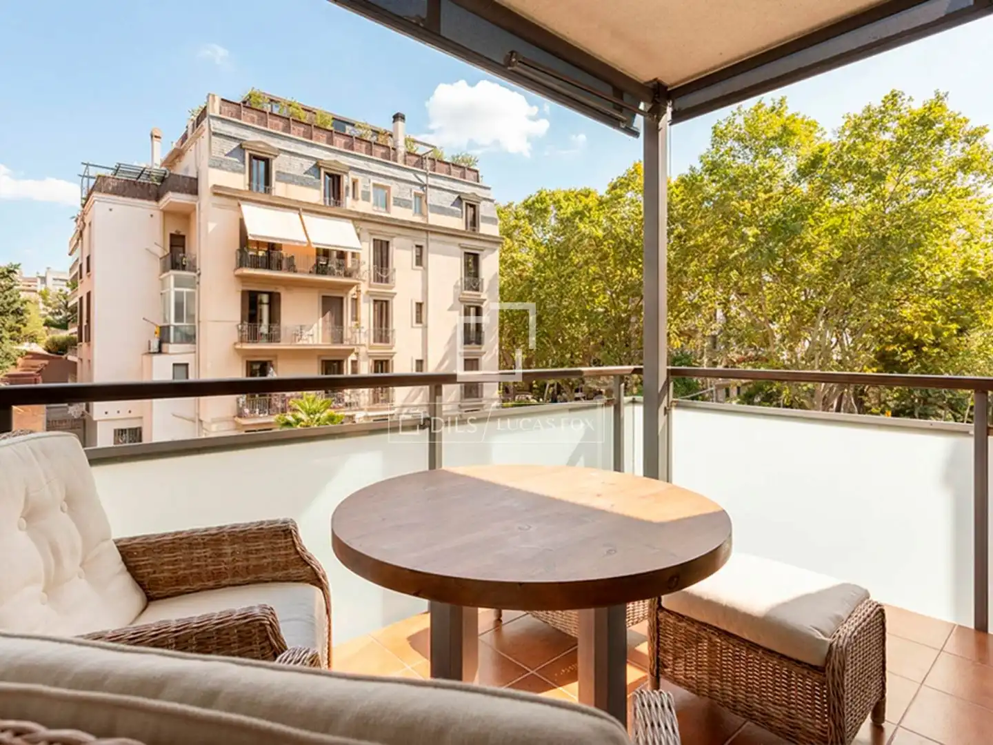 Terraza de Piso de alquiler en Sarrià - Sant Gervasi