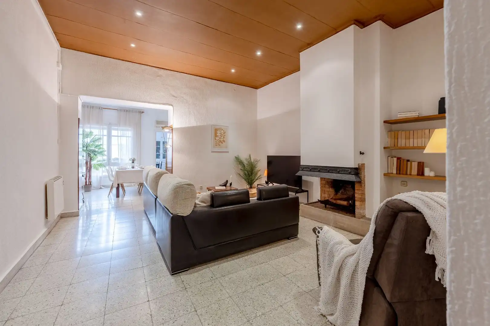 Sala de estar de Piso en venta en Mataró con Aire acondicionado, Calefacción y Trastero