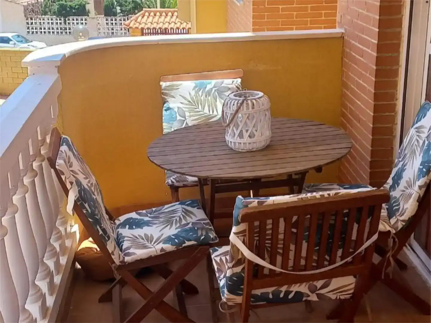 Terrasse von Wohnung zur Miete in Mazarrón mit Klimaanlage, Schwimmbad und Balkon