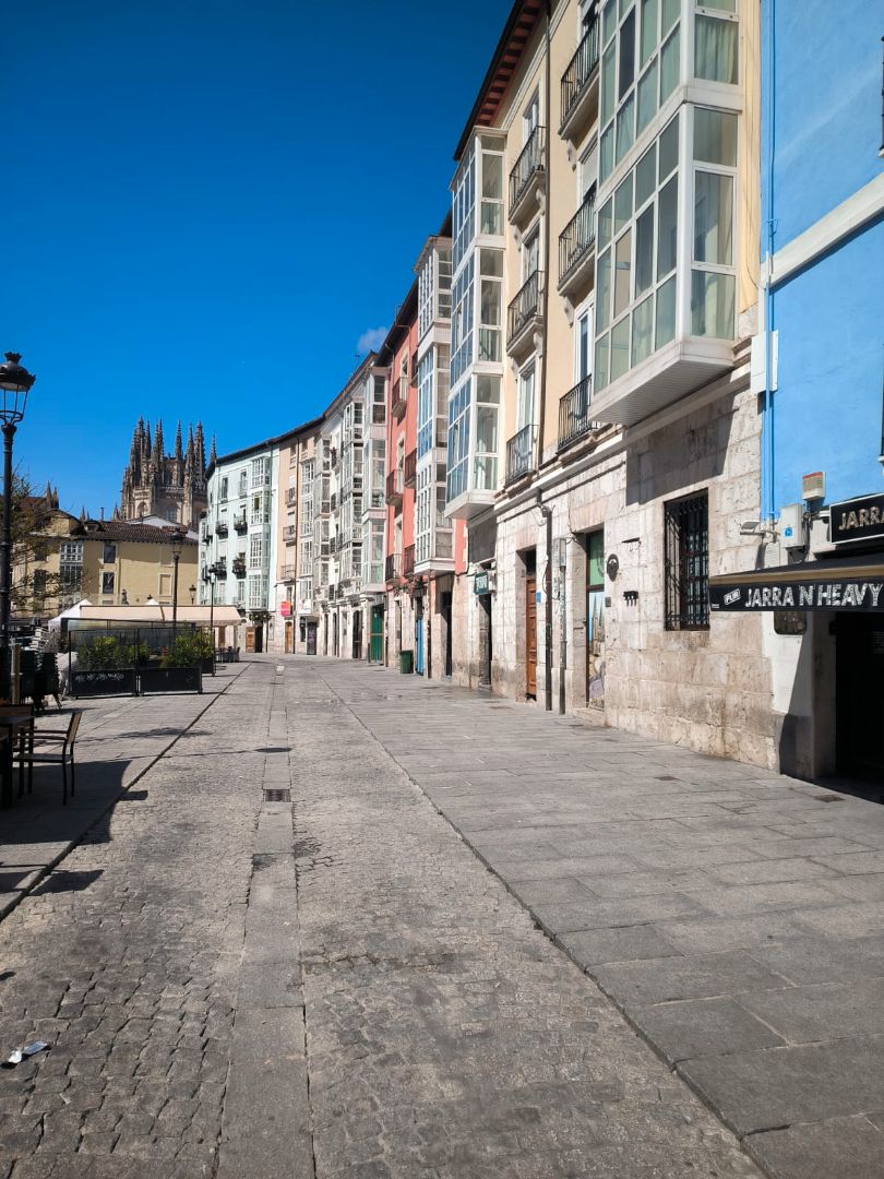 Vista exterior de Piso en venta en Burgos Capital con Amueblado