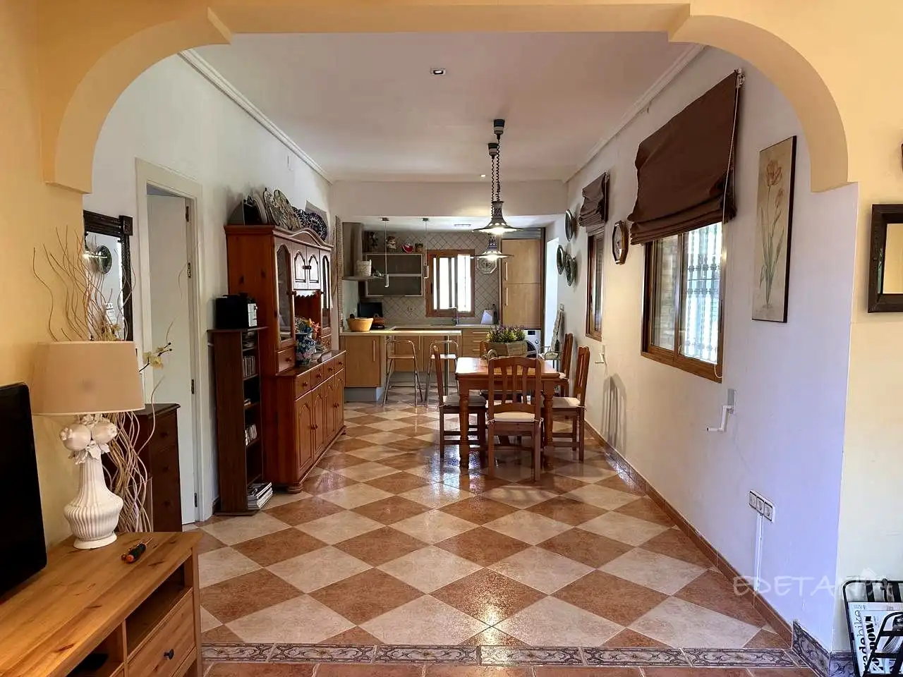 Cocina de Casa o chalet de alquiler en Moncada con Aire acondicionado, Jardín privado y Terraza