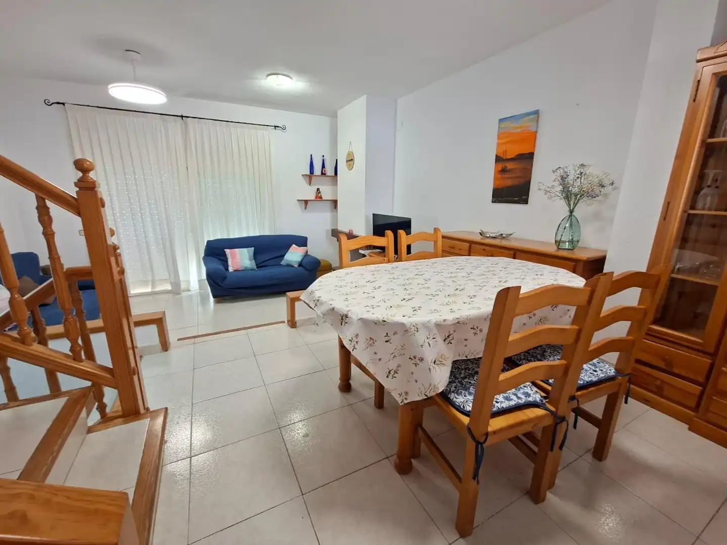 Esszimmer von Einfamilien-Reihenhaus zur Miete in Vinaròs mit Terrasse, Möbliert und Gemeinschaftspool