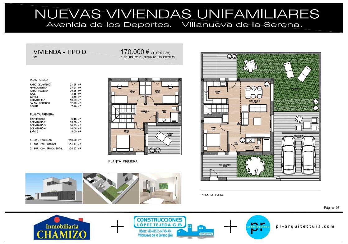 Casa o xalet en venda en Villanueva de la Serena amb Terrassa i Traster