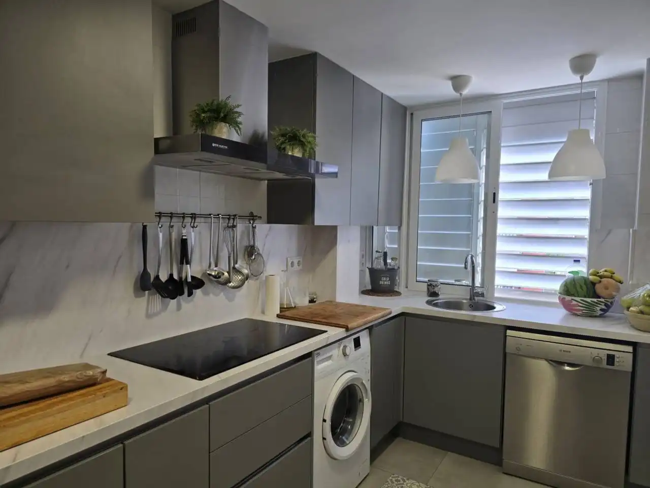 Küche von Maisonette zum Verkauf in Terrassa mit Klimaanlage, Heizung und Parkett