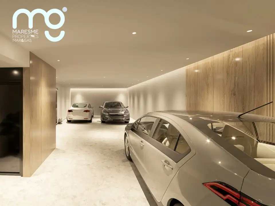 Parking of Detached homes for sale in El Masnou  with Air Conditioner, Heating and Private garden