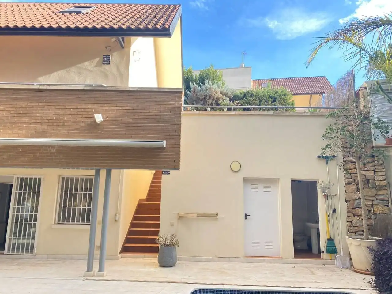 Exterior view of Houses for sale in Molina de Segura  with Air Conditioner, Private garden and Parquet flooring