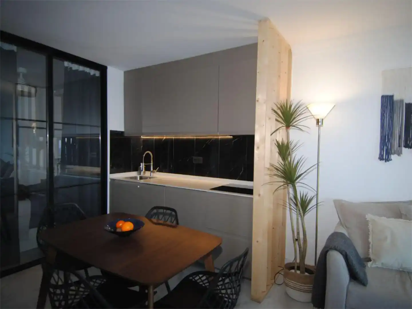 Küche von Wohnungen zur Miete in Los Realejos mit Schwimmbad und Balkon