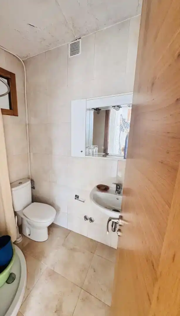 Bany de Casa adosada en venda en Santiago de Compostela 