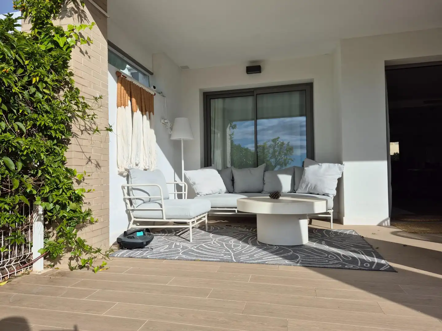Terrasse von Wohnung zur Miete in Mijas mit Klimaanlage, Privatgarten und Terrasse