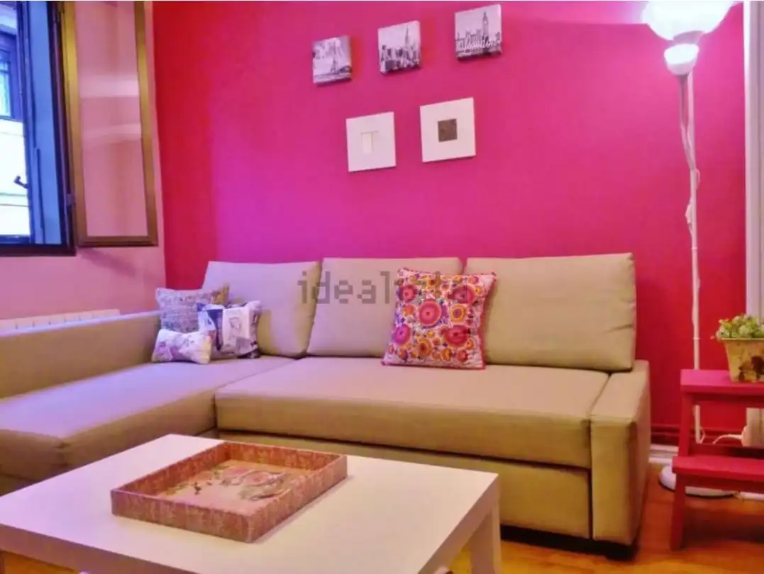 Sala de estar de Piso de alquiler en Bilbao  con Calefacción y Balcón