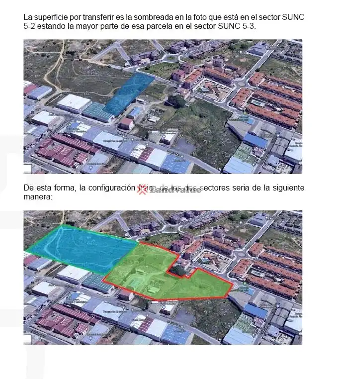 Vista exterior de Terreny industrial en venda en Ávila