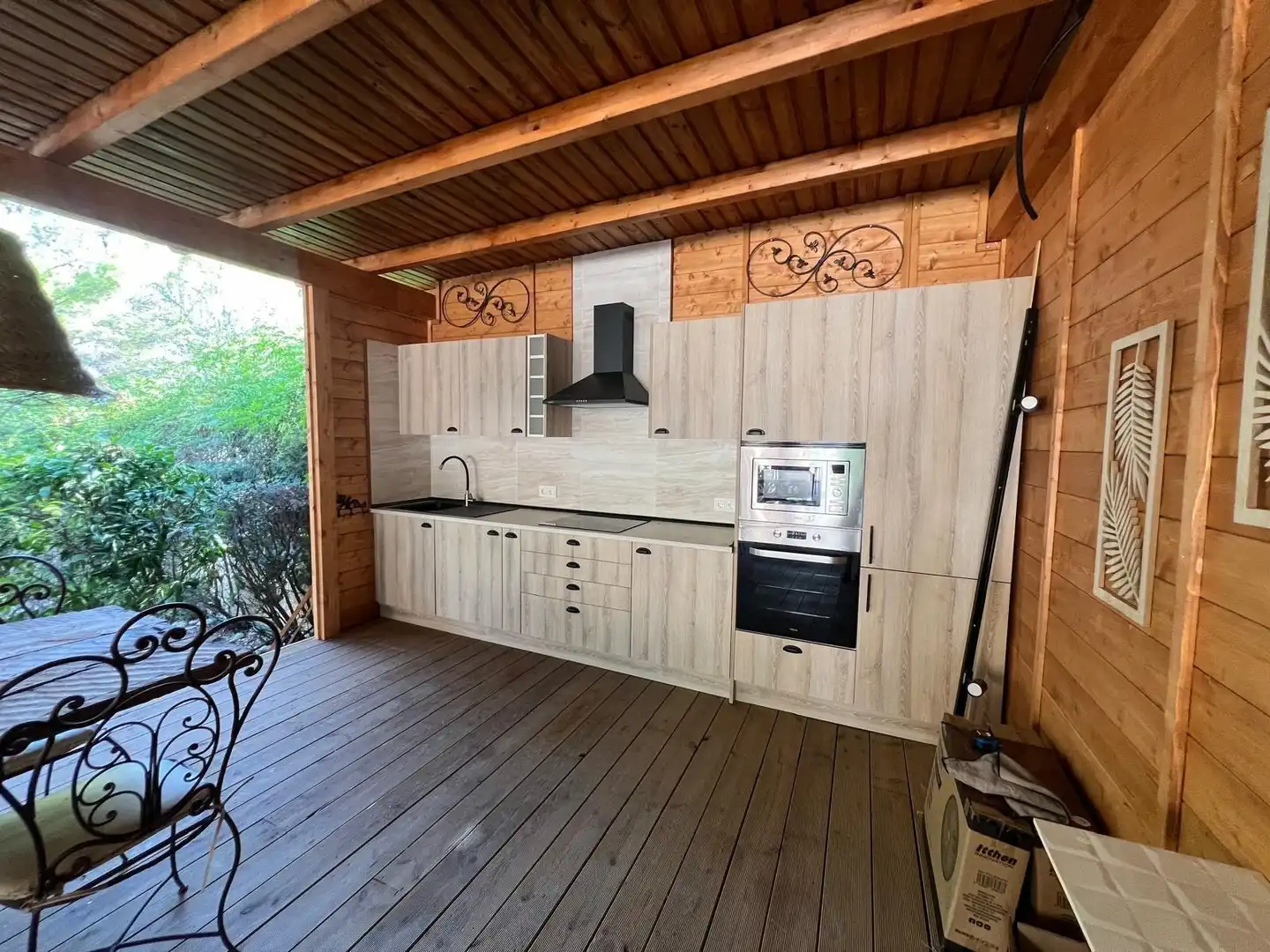 Cuina de Casa o xalet de lloguer en L'Alfàs del Pi amb Aire condicionat, Jardí privat i Terrassa