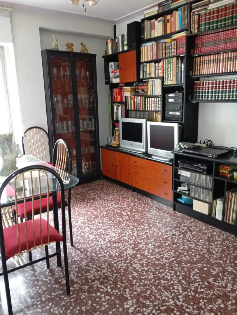 Sala de estar de Piso en venta en Zaragoza con Calefacción, Jardín privado y Terraza