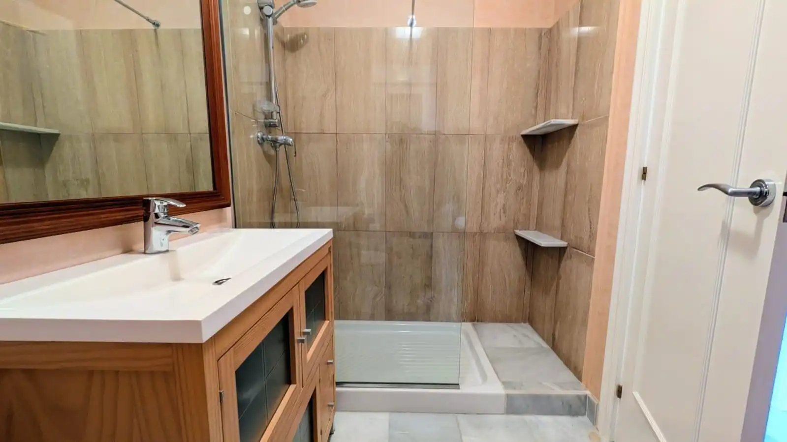 Baño de Casa adosada en venta en Mijas con Aire acondicionado, Terraza y Balcón