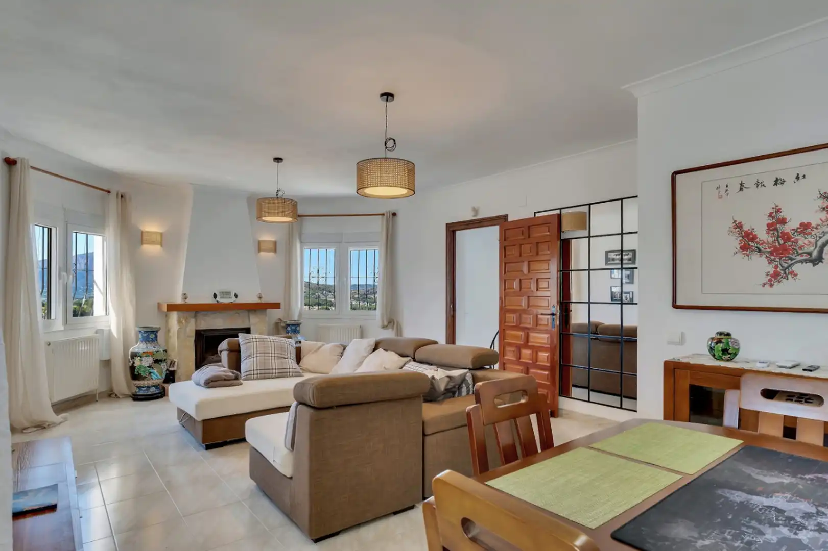 Living room of Houses for sale in Jávea / Xàbia  with Air Conditioner, Heating and Private garden