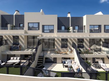 Casa a schiera di nuova costruzione con balcone in vendita a Calle Londres 4