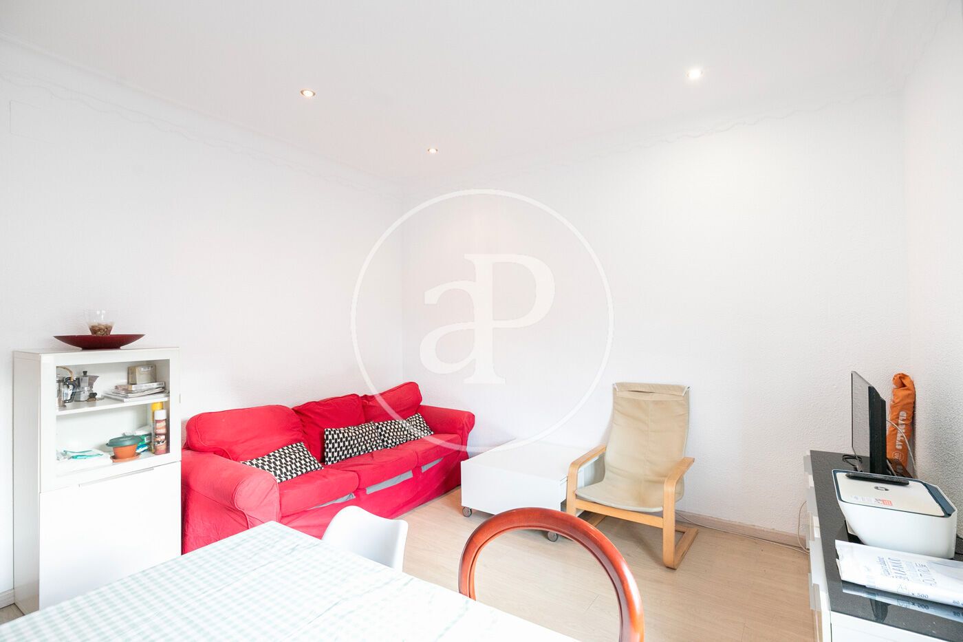 Living room of Flat for sale in  Barcelona Capital  with Heating