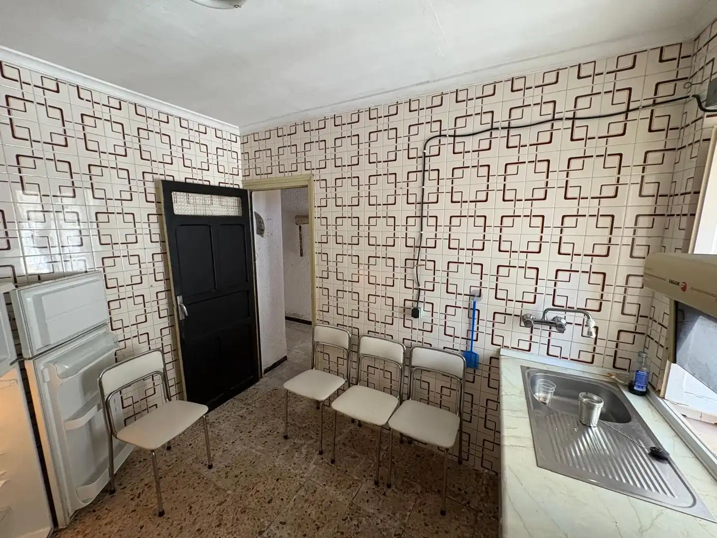 Cocina de Finca rústica en venta en Canalejas de Peñafiel con Jardín privado, Terraza y Amueblado