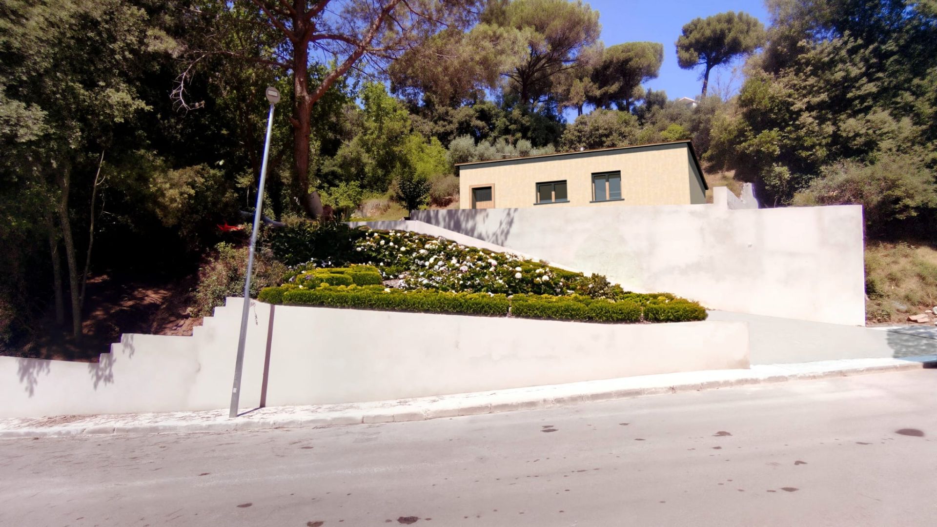 Exterior view of House or chalet for sale in Sant Pere de Vilamajor  with Air Conditioner, Heating and Private garden