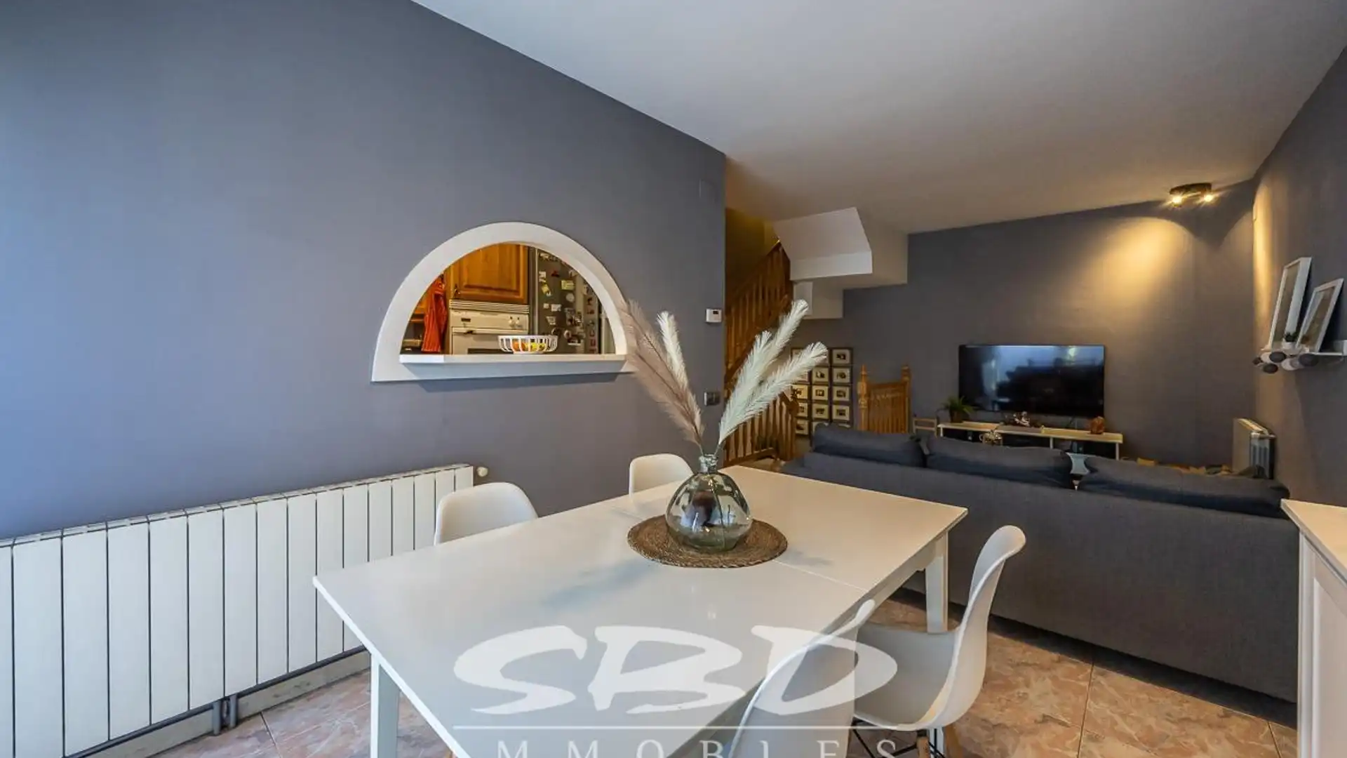 Menjador de Casa o xalet en venda en Sabadell amb Aire condicionat i Terrassa