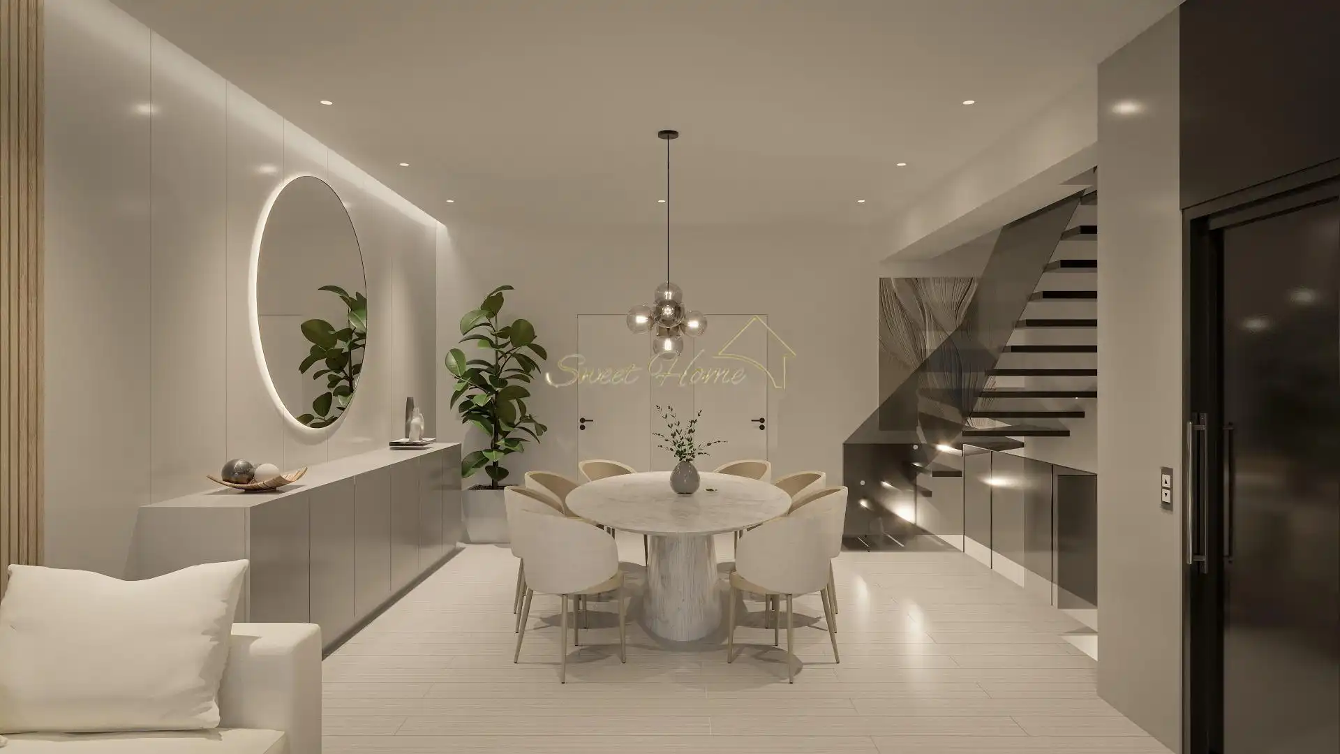 Dining room of Houses for sale in El Masnou  with Air Conditioner, Private garden and Terrace