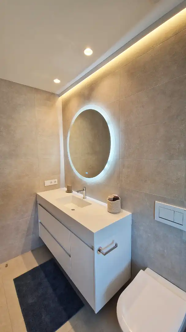 Baño de Casa o chalet en venta en Mijas con Aire acondicionado, Jardín privado y Terraza