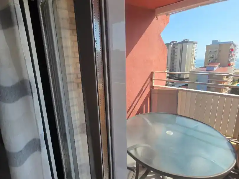 Terrasse von Wohnung zur Miete in Gandia mit Klimaanlage, Schwimmbad und Möbliert