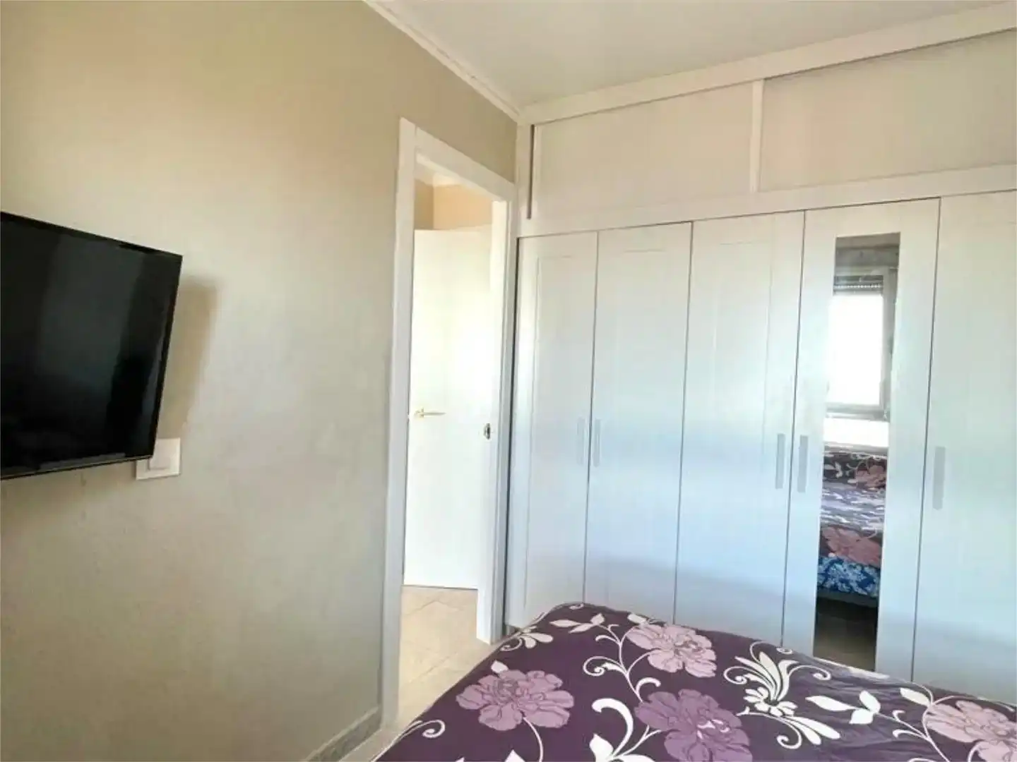 Schlafzimmer von Wohnungen zur Miete in Torrox mit Klimaanlage, Privatgarten und Schwimmbad