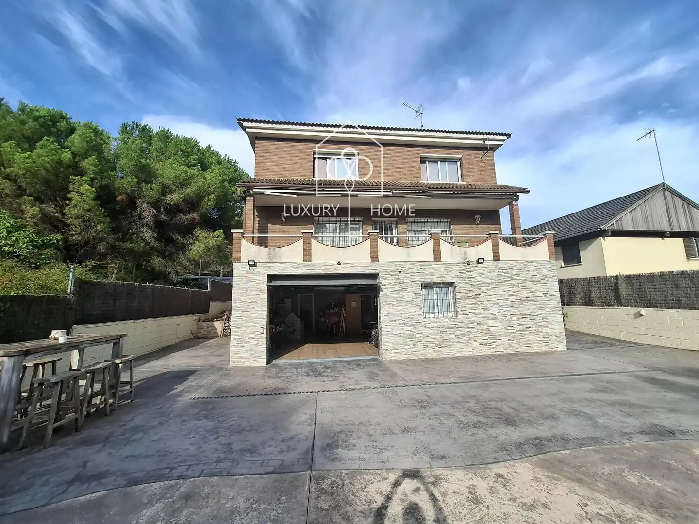 Exterior view of Houses for sale in Begues  with Air Conditioner, Heating and Terrace