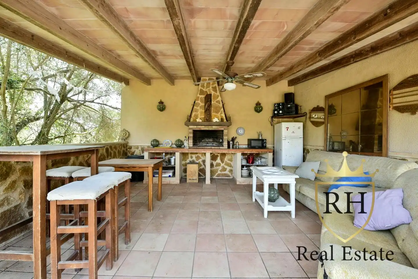 Cocina de Finca rústica en venta en Artà con Jardín privado, Terraza y Trastero