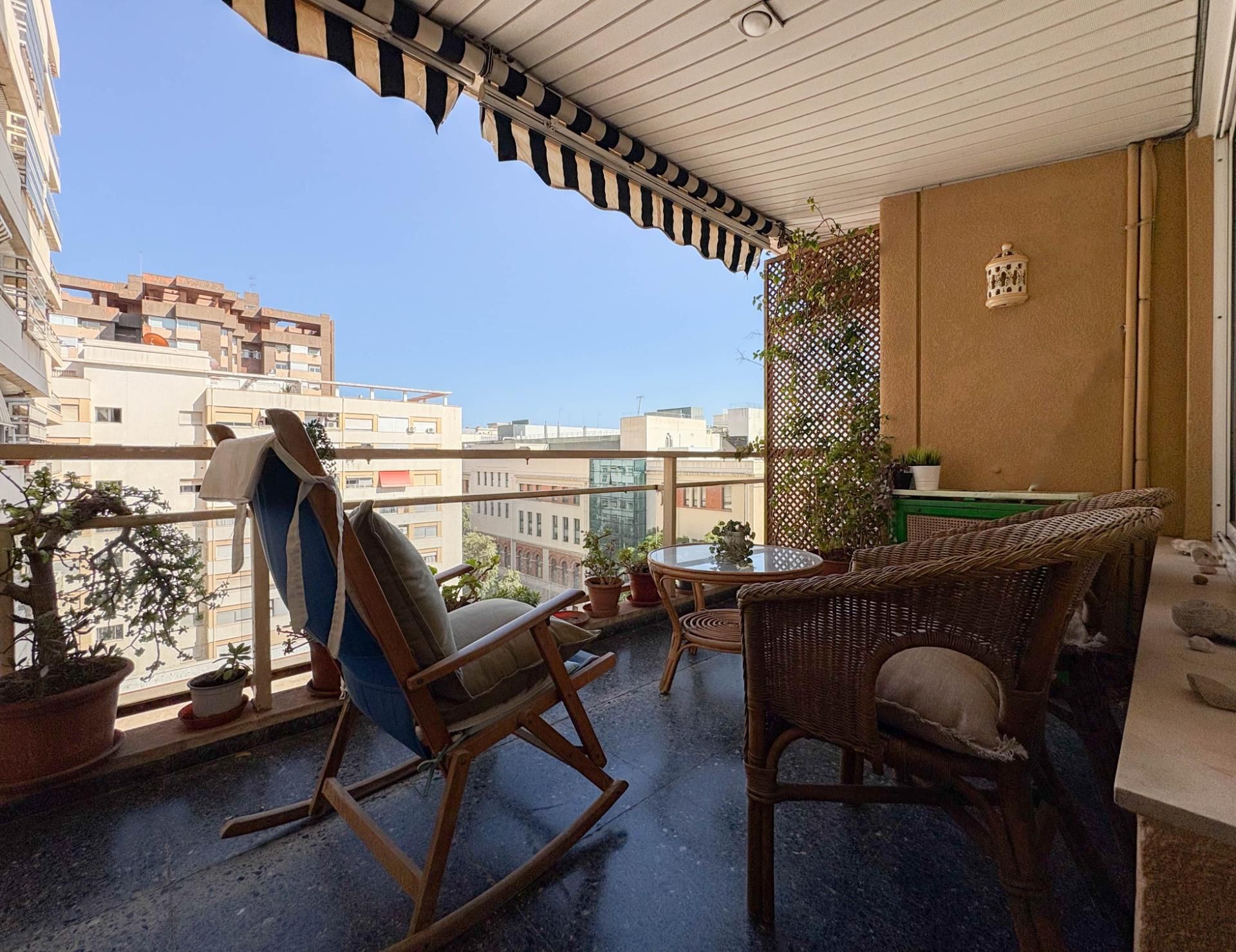 Terrace of Flat for sale in  Valencia Capital  with Air Conditioner, Heating and Terrace