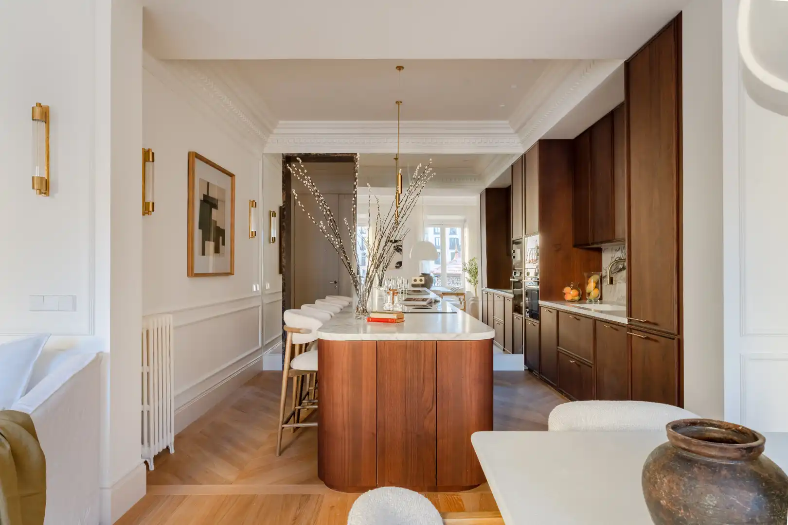 Kitchen of Flat for sale in Madrid  with Air Conditioner, Heating and Parquet flooring