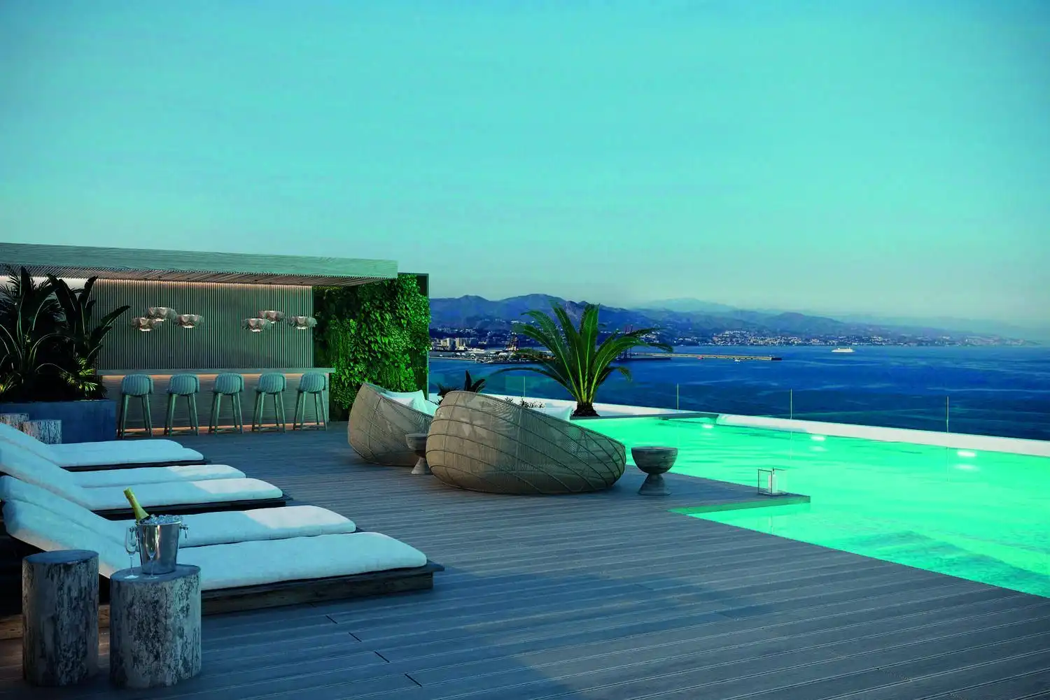 Terraza de Piso en venta en Málaga con Aire acondicionado