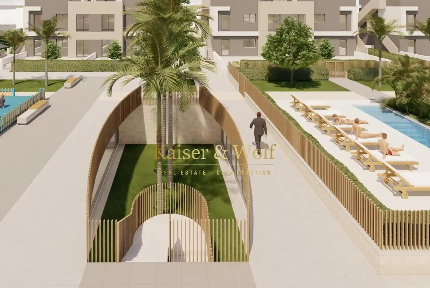 Terraza de Piso en venta en Pilar de la Horadada con Terraza y Piscina comunitaria