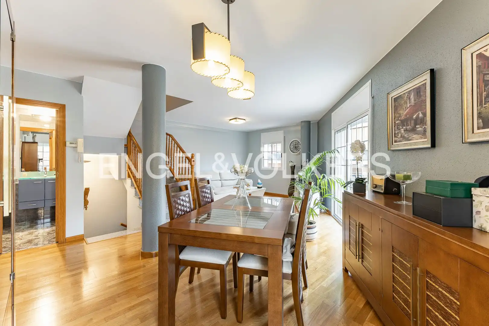 Comedor de Casa o chalet en venta en Barcelona con Calefacción, Parquet y Balcón