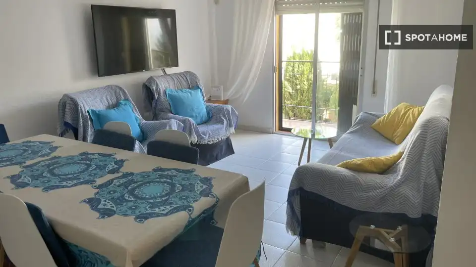Living room of Flat for share in Ciudad Jardín - Tagarete - El Zapillo