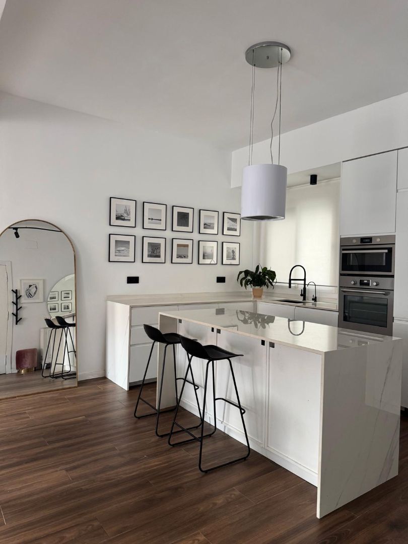Kitchen of Flat for sale in  Valencia Capital  with Air Conditioner