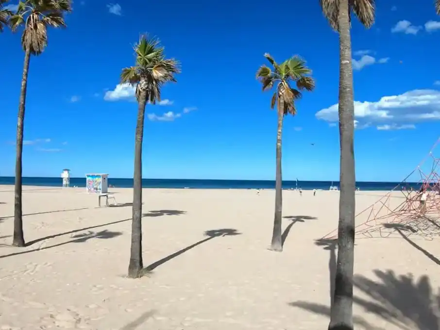 Außenansicht von Wohnung zum Verkauf in Gandia mit Klimaanlage, Terrasse und Schwimmbad