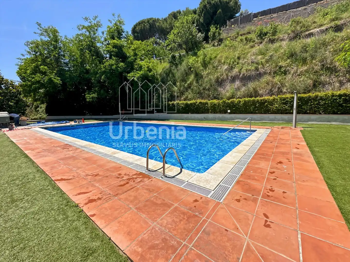 Swimming pool of Flat for sale in Arenys de Mar  with Air Conditioner, Heating and Terrace