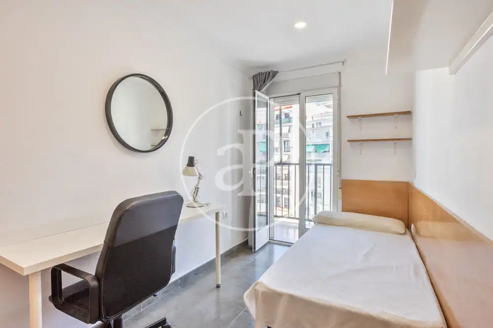 Bedroom of Flat for rent in Valencia  with Heating, Furnished and Balcony
