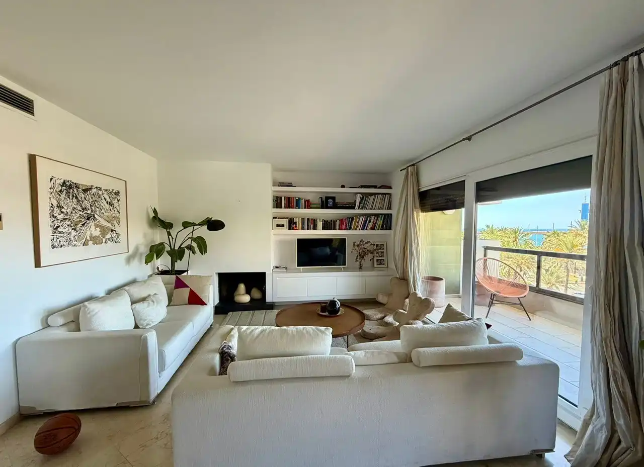 Sala de estar de Piso de alquiler en Almería con Aire acondicionado, Calefacción y Terraza