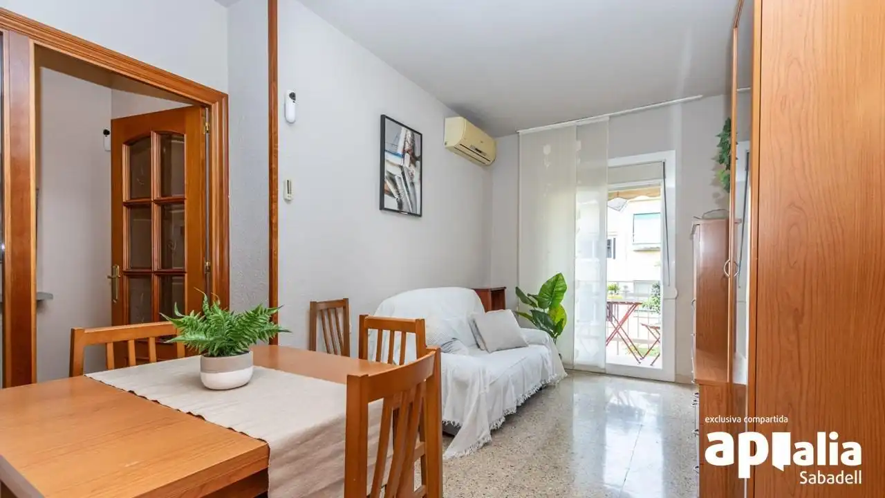 Sala d'estar de Pis en venda en Sabadell amb Aire condicionat, Calefacció i Terrassa