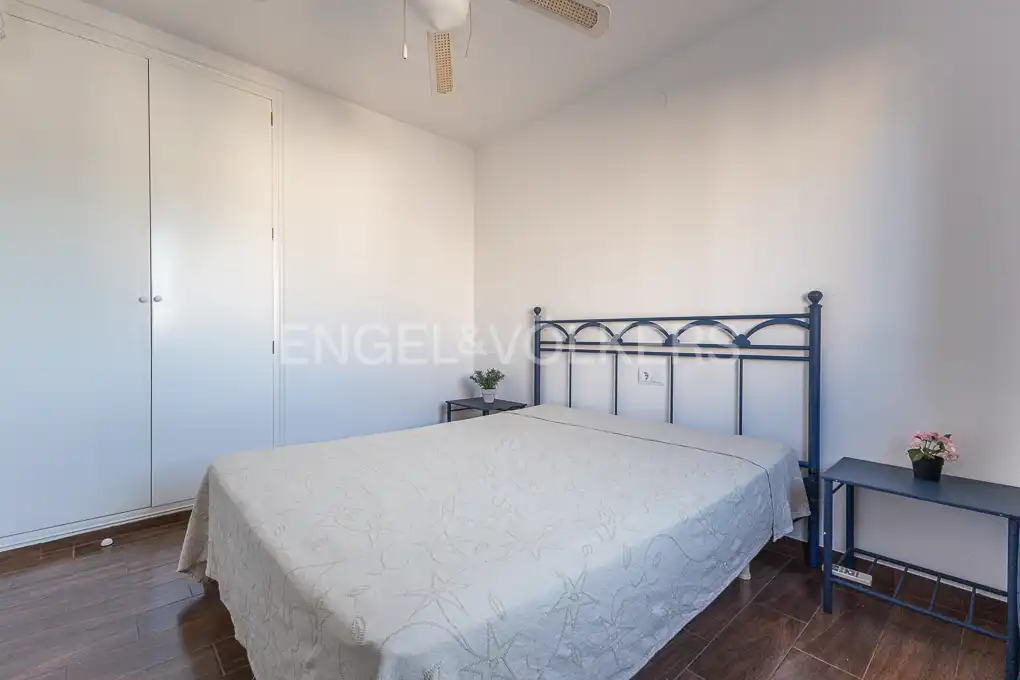 Bedroom of Houses for rent in Castellón de la Plana / Castelló de la Plana  with Air Conditioner, Heating and Private garden