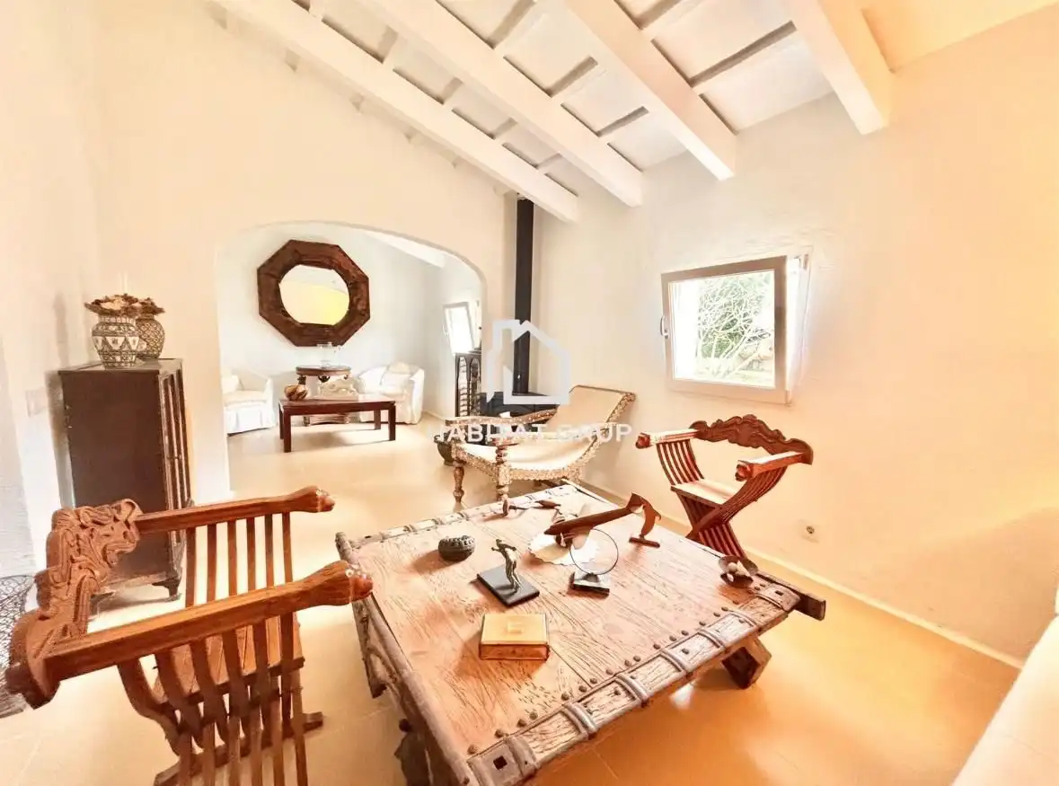 Wohnzimmer von Haus oder Chalet zum Verkauf in Sant Lluís mit Klimaanlage, Heizung und Privatgarten