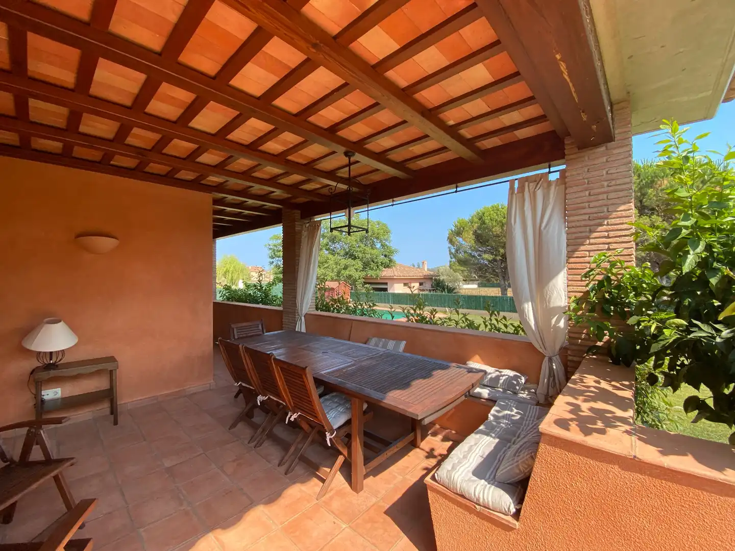 Terraza de Casa o chalet en venta en Mont-ras con Aire acondicionado, Calefacción y Jardín privado