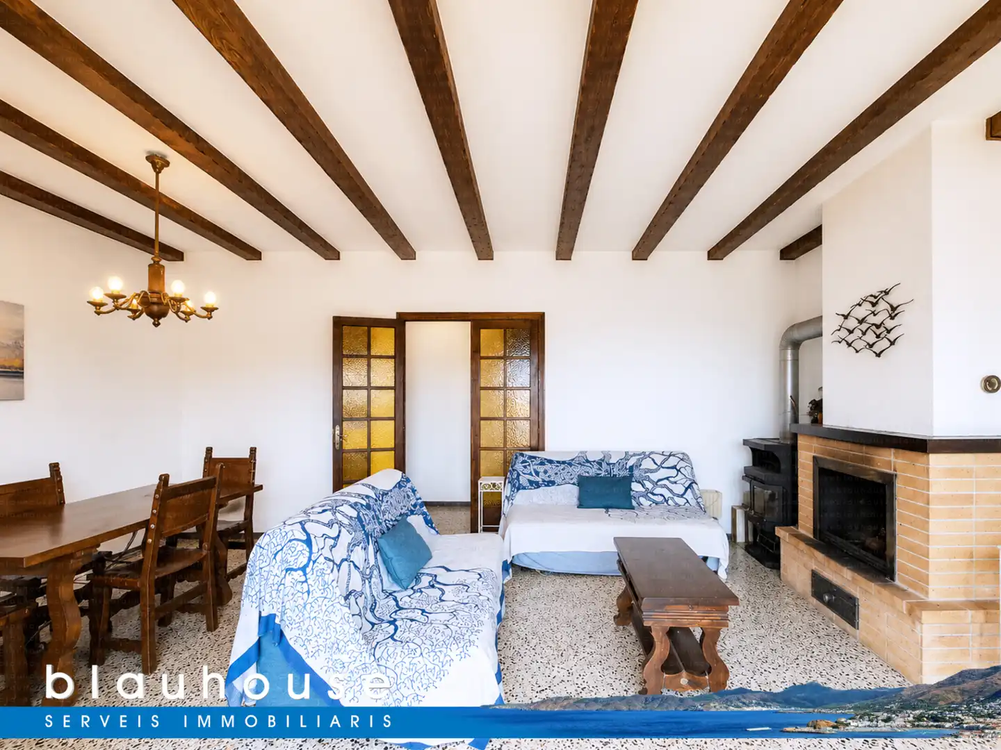 Sala de estar de Apartamento en venta en Llançà con Aire acondicionado, Jardín privado y Terraza