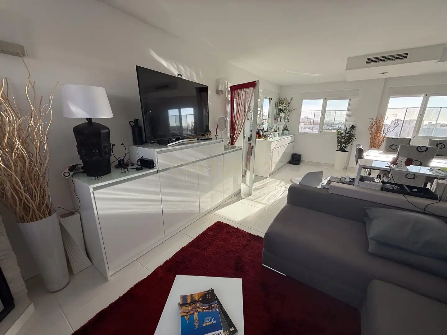 Living room of Houses for sale in Eivissa  with Air Conditioner, Oven and Washing machine