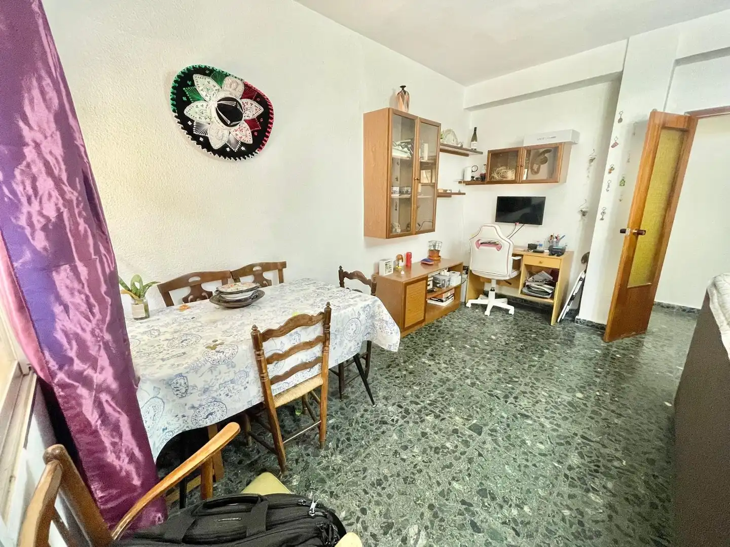 Menjador de Apartament de lloguer en San Javier amb Terrassa, Moblat i Forn