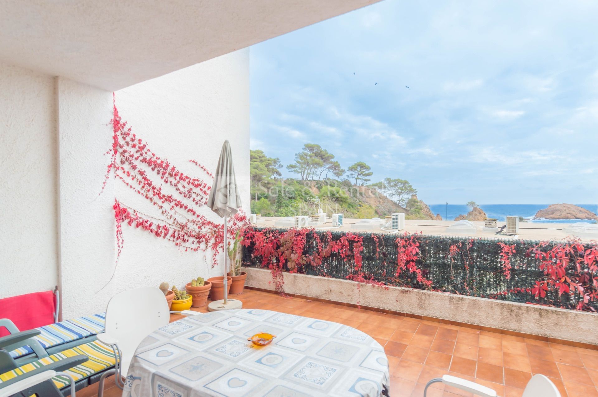 Balcony of Flat for sale in Tossa de Mar  with Air Conditioner and Terrace